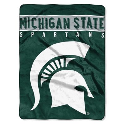 Michigan State University Raschel Plush Throw Blanket Bed Bath Beyond