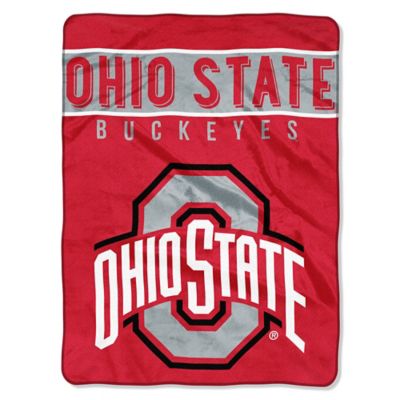 Ohio State University Raschel Plush Throw Blanket