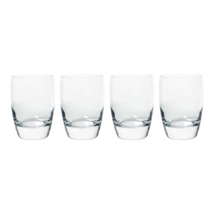 Luigi Bormioli Michelangelo Masterpiece Sparks 12 oz. Double Old Fashioned Glasses (Set of 4