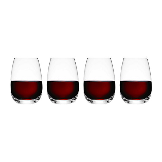Alternate image 1 for Luigi Bormioli Michelangelo Masterpiece Sparkx® Stemless Wine Glasses (Set of 4)