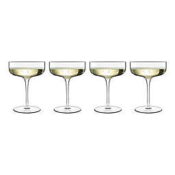 Luigi Bormioli Sublime Coupe Champagne Glasses (Set of 4)