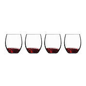 Luigi Bormioli Talismano Stemless Wine Glasses (Set of 4)
