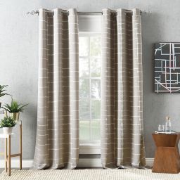 Sun Zero® Saki Shibori Print 63-Inch Room Darkening Curtain Panel in Stone (Single)