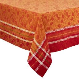 Saro Lifestyle Harvest Pumpkin Table Linen Collection in Orange