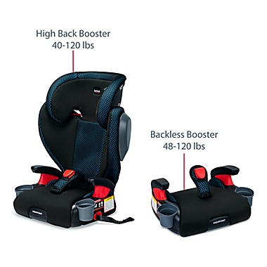 Britax&reg; Highpoint&trade; 2-Stage Belt-Positioning Cool Flow Booster Car Seat in Teal. View a larger version of this product image.
