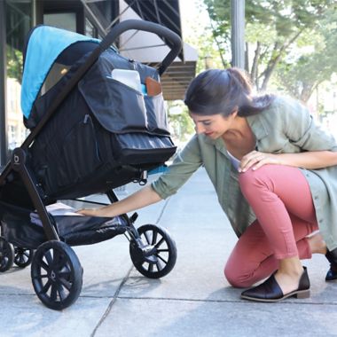 Britax&reg; B-Lively Cool Flow Stroller in Blue. View a larger version of this product image.