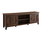 Alternate image 0 for Forest Gate&trade; Sage 70-Inch TV Console with Beadboard Doors in Dark Walnut