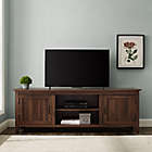 Alternate image 1 for Forest Gate&trade; Sage 70-Inch TV Console with Beadboard Doors in Dark Walnut