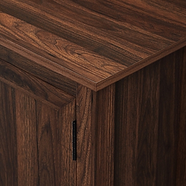 Forest Gate&trade; Sage 70-Inch TV Console with Beadboard Doors in Dark Walnut. View a larger version of this product image.