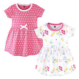 Hudson Baby® Size 6-9M 2-Pack Spring Mix Dresses in Yellow
