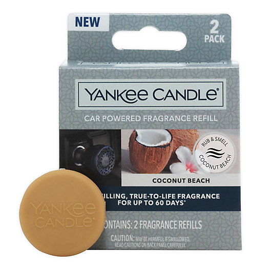 Alternate image 1 for Yankee Candle® Charming Scents Coconut Beach Car Air Freshener Refill