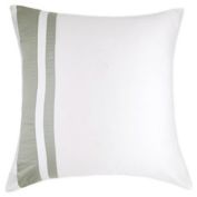 Frette At Home Brenta European Pillow Sham in Ivory/Sage