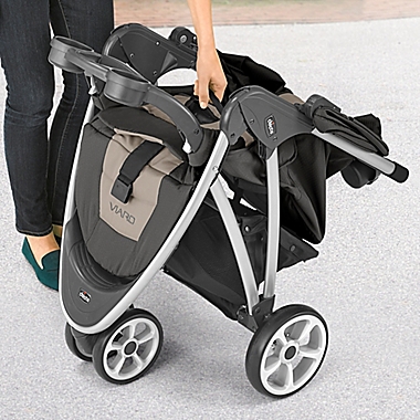 Chicco Viaro&reg; Travel System in Black. View a larger version of this product image.
