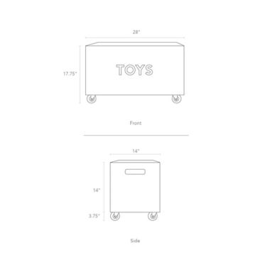 nico & yeye toy box chest on casters