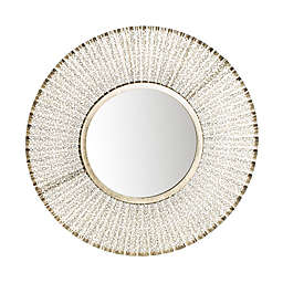 Safavieh Foster 30.5-Inch Round Wall Mirror in Silver