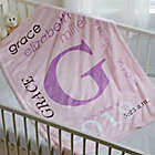 Alternate image 0 for All About Baby Personalized Fleece Baby Blanket Collection