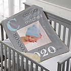 Alternate image 0 for All About Baby Personalized 30-Inch x 40-Inch Sherpa Photo Blanket Collection