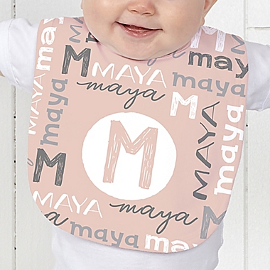 Youthful Name For Her Personalized Baby Bib. View a larger version of this product image.