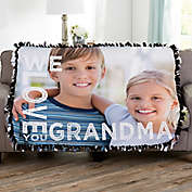 Loving Her Personalized 50-Inch x 60-Inch Tie Photo Blanket