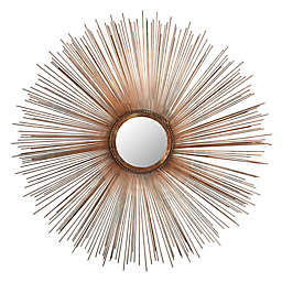 Safavieh Sunburst 40.75-Inch Mirror in Copper