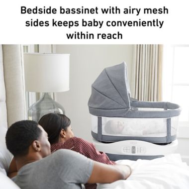 Graco&reg; Sense2Snooze&reg; Bassinet with Cry Detection&trade; Technology in Hamilton. View a larger version of this product image.