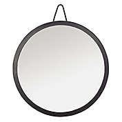 Safavieh Darsey 20-Inch Round Wall Mirror in Black