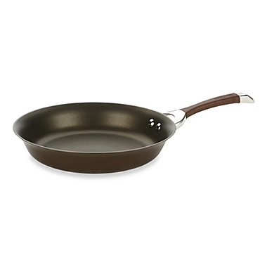 Circulon&reg; Symmetry&trade; Hard Anodized Nonstick 11-Inch Open Skillet in Chocolate. View a larger version of this product image.