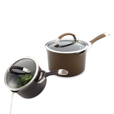 Nonstick Master Saucepans Hard Anodized 2 Quart Small Sauce