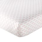 Alternate image 0 for Levtex Baby&reg; Adeline Leaf Fitted Crib Sheet in Blush