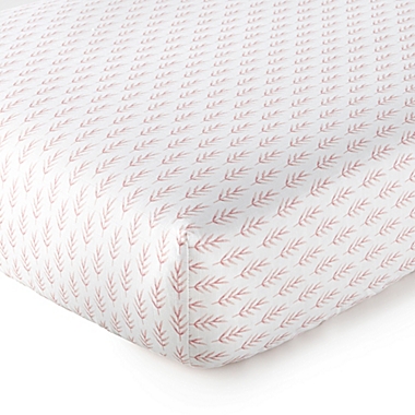 Levtex Baby&reg; Adeline 2-Piece Fitted Crib Sheets Set in Blush. View a larger version of this product image.