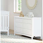 Alternate image 1 for Graco Benton 6 Drawer Dresser in White