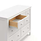 Alternate image 3 for Graco Benton 6 Drawer Dresser in White