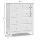 Alternate image 5 for Graco&reg; Benton 4-Drawer Dresser in Espresso