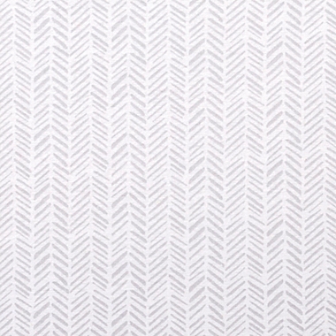 Trend Lab&reg; Herringbone Fitted Flannel Crib Sheet in Grey/White. View a larger version of this product image.