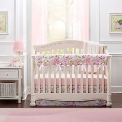 watercolor floral nursery bedding