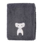 Alternate image 0 for Hudson Baby Modern Elephant Waffle Swaddle Blanket in Grey
