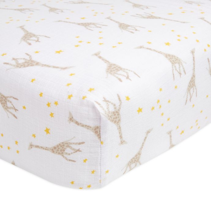 Aden Anais Essentials Fitted Muslin Crib Sheet Buybuy Baby