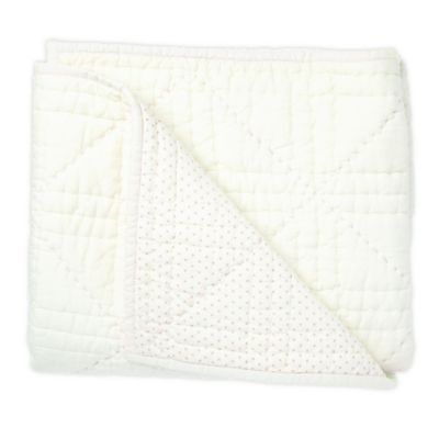 Pehr Stork Quilted Blanket in Pink