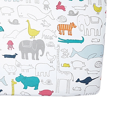 Pehr Noah&#39;s Ark Fitted Crib Sheet. View a larger version of this product image.