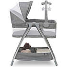 Alternate image 3 for Simmons Kids City Sleeper Trendy Bassinet in Grey with Electronic Mobile by Delta Children