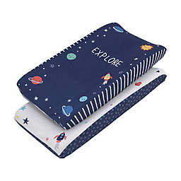 Little Love By Nojo® Changing Pad Cover in Navy