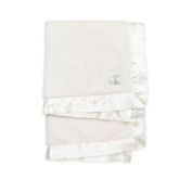 Little Giraffe&reg; Posh&trade; Mink Receiving Blanket in Cream