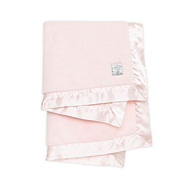 Little Giraffe&reg; Posh&trade; Mink Receiving Blanket in Pink. View a larger version of this product image.