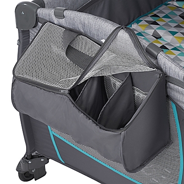 Evenflo&reg; BabySuite&reg; Portable DLX Playard in Spring Green. View a larger version of this product image.