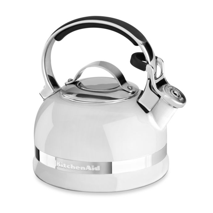 KitchenAid® 2Quart Porcelain Enamel Tea Kettles with Stainless Steel