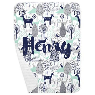 navy blue receiving blankets