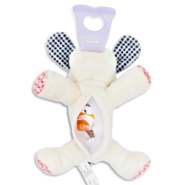 Nissi &amp; Jireh&reg; Dog 4-in-1 Teething Toy and Detachable Pacifier Holder. View a larger version of this product image.
