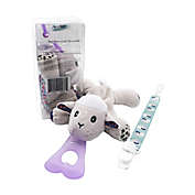 Nissi &amp; Jireh&reg; Sheep 4-in-1 Teething Toy and Detachable Pacifier Holder