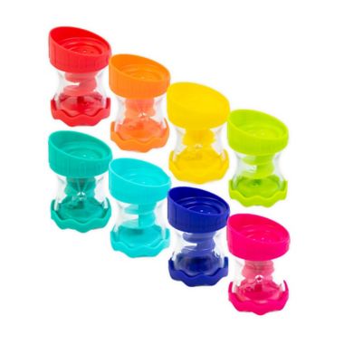 Sassy&reg; 8-Piece Rain Barrel Bath Toy. View a larger version of this product image.