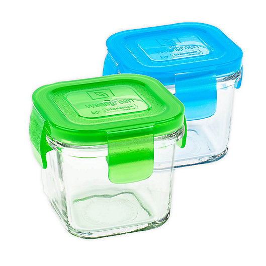 Alternate image 1 for Wean Green® 2-Pack 4 oz. Wean Cube in Blue/Green